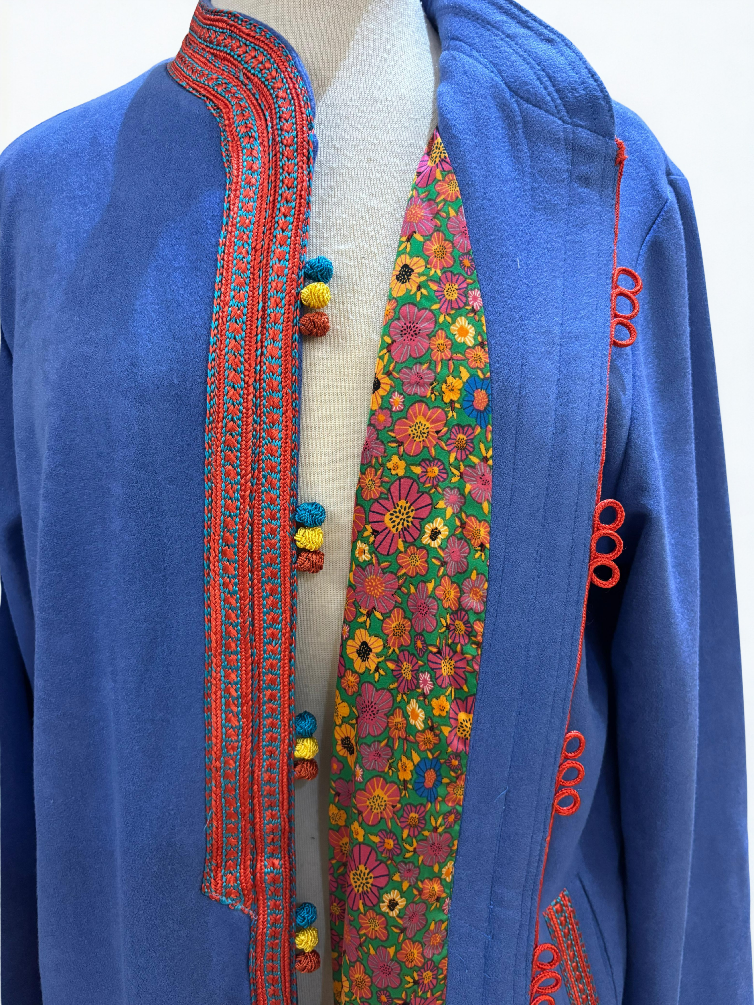 Manteau Marjana indigo