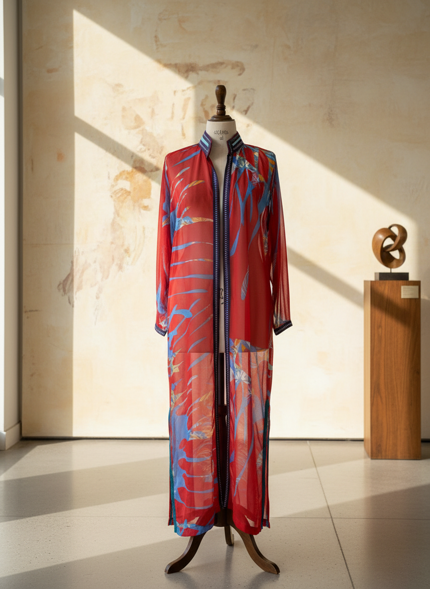 Kimono coup de foudre in artistic setting