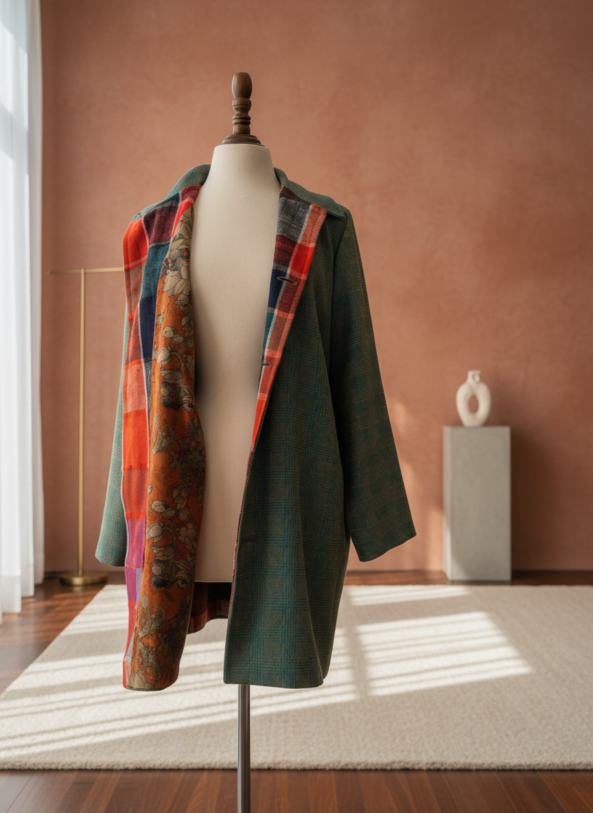 Manteau Emeraude in elegant setting